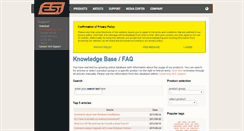 Desktop Screenshot of kb.esi-audio.com