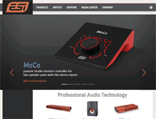 Tablet Screenshot of esi-audio.com