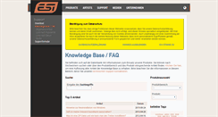 Desktop Screenshot of kb.esi-audio.de